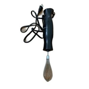 Kitchen Smith Immersion Hand Blender w/ Whisk Model 42883 Black Tested Working
